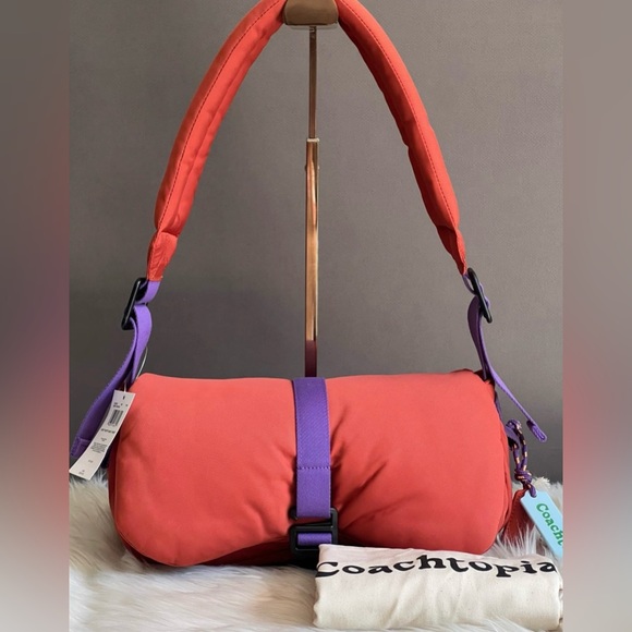 💰SOLD - CQ859 - Coachtopia Loop Puffy Wavy Dinky Bag - Picture 12 of 14